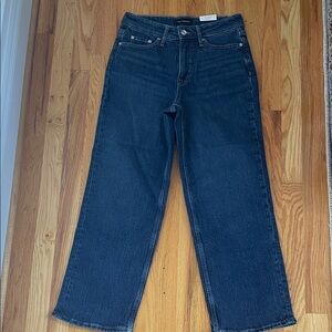 High Rise Blue Jeans